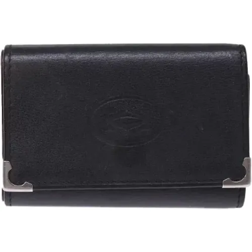 Pre-owned Accessories, female, , Size: ONE SIZE Pre-owned Leather key-holders - Cartier Vintage - Modalova