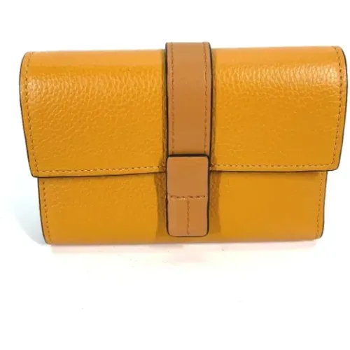 Pre-owned Wallets, female, , Size: ONE SIZE Pre-owned Leather wallets - Loewe Pre-owned - Modalova