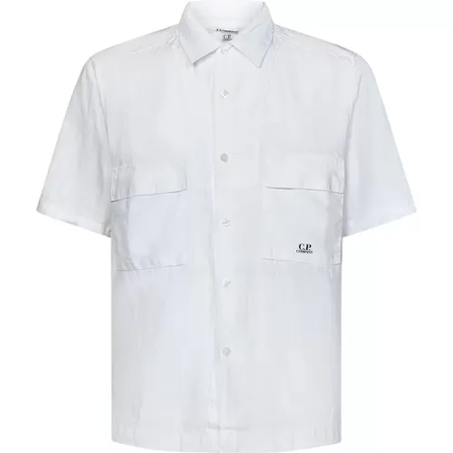 Mens Clothing Shirts Ss24 , male, Sizes: L - C.P. Company - Modalova