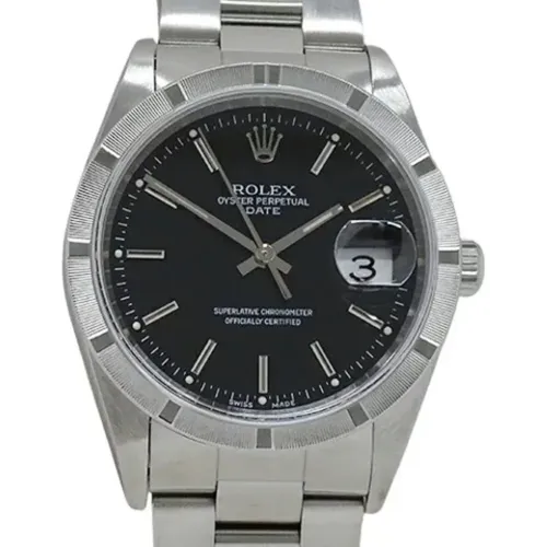 Pre-owned Stainless Steel watches , male, Sizes: ONE SIZE - Rolex Vintage - Modalova