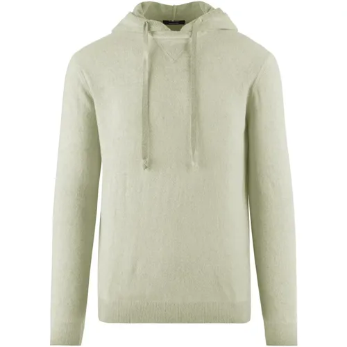 Hoodies, male, , Size: M Hooded Wool Sweater - BomBoogie - Modalova