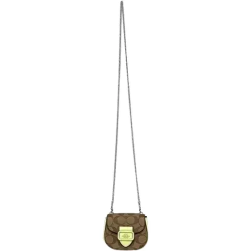 Pre-owned Cross Body Bags, female, , Size: ONE SIZE Pre-owned Canvas shoulder-bags - Coach Pre-owned - Modalova