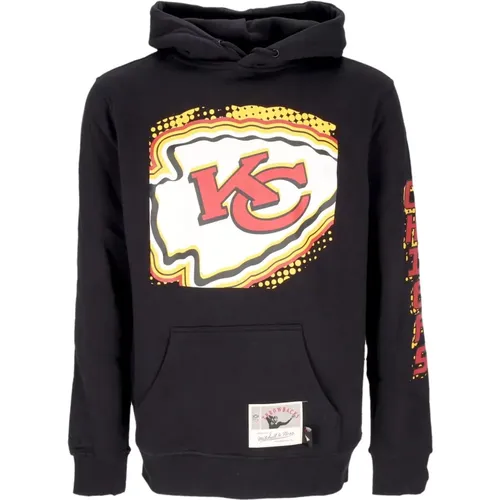 Hoodies, male, , Size: M Kansas City Chiefs Hoodie - Mitchell & Ness - Modalova