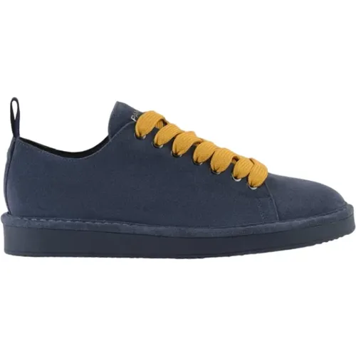 Blaue Wildleder Schnürschuhe - Panchic - Modalova