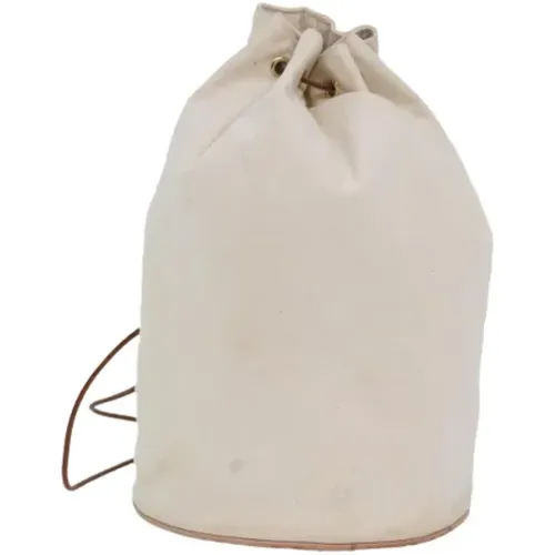 Pre-owned Bucket Bags, female, , Size: ONE SIZE Pre-owned Canvas shoulder-bags - Hermès Vintage - Modalova