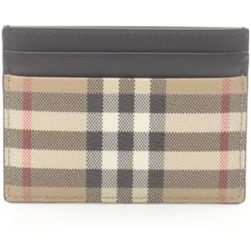 Pre-owned Wallets, male, , Size: ONE SIZE Pre-owned Canvas home-office - Burberry Vintage - Modalova