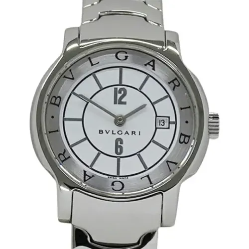 Pre-owned Watches, female, , Size: ONE SIZE Pre-owned Stainless Steel watches - Bvlgari Vintage - Modalova