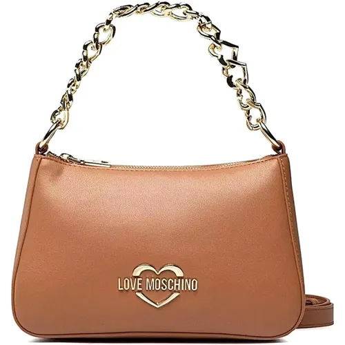 Stylish Leather Bag , female, Sizes: ONE SIZE - Love Moschino - Modalova