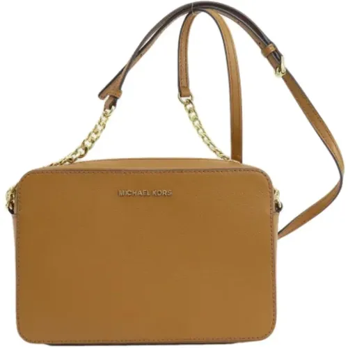 Pre-owned Cross Body Bags, female, , Size: ONE SIZE Pre-owned Leather shoulder-bags - Michael Kors Pre-owned - Modalova