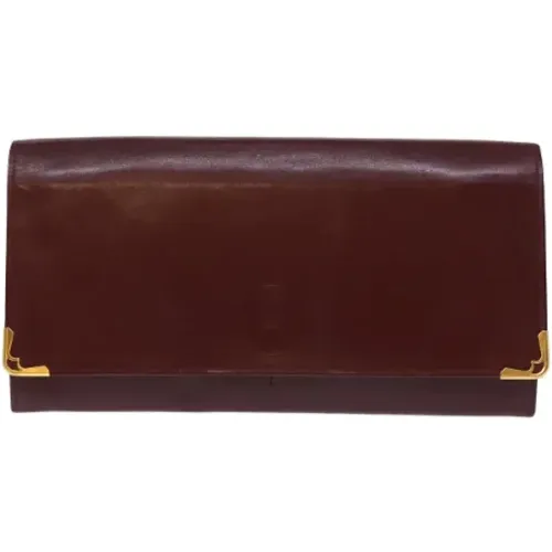 Pre-owned Clutches, female, , Size: ONE SIZE Pre-owned Leather handbags - Cartier Vintage - Modalova