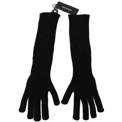 Luxuriöse und Bequeme Lange Handschuhe (Lagerverkauf) - Dolce & Gabbana - Modalova