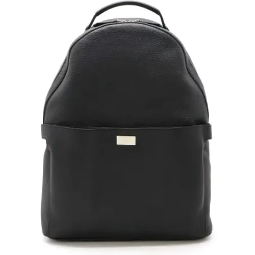 Pre-owned Backpacks, unisex, , Size: ONE SIZE Pre-owned Leather backpacks - Fendi Vintage - Modalova