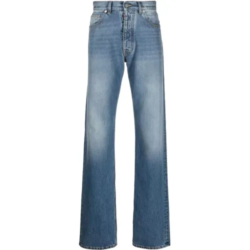Herren Gerades Jeans mit Signatur-Logo , Herren, Größe: W30 - Maison Margiela - Modalova