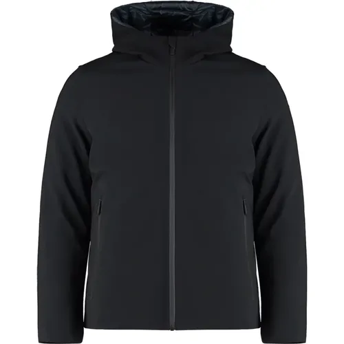 Winter Storm Hooded Nylon Jacket , male, Sizes: S, 2XL, L, XL, M, 4XL, 3XL - RRD - Modalova