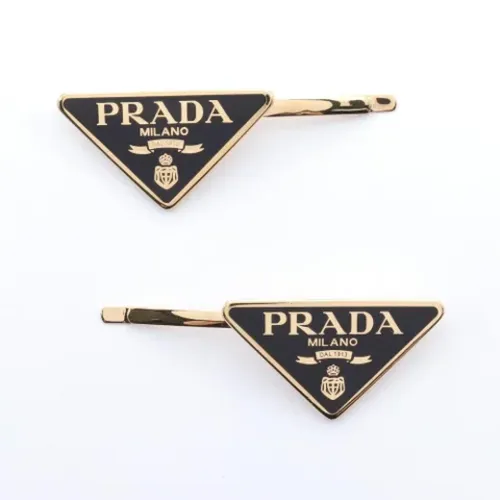 Pre-owned Metal hair-accessories , female, Sizes: ONE SIZE - Prada Vintage - Modalova