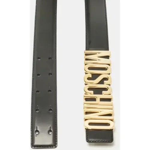 Pre-owned Belts, female, , Size: ONE SIZE Pre-owned Leather belts - Moschino Pre-Owned - Modalova