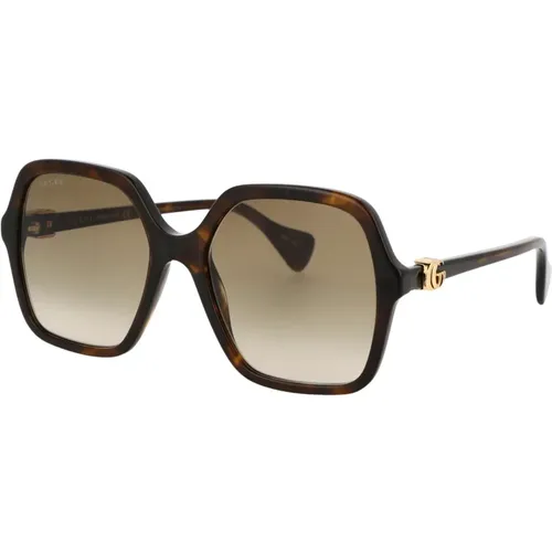 Stylische Sonnenbrille Gg1072S , Damen, Größe: 56 MM - Gucci - Modalova