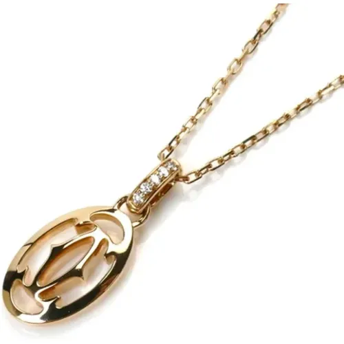 Pre-owned Jewellery, female, , Size: ONE SIZE Pre-owned Rose Gold necklaces - Cartier Vintage - Modalova