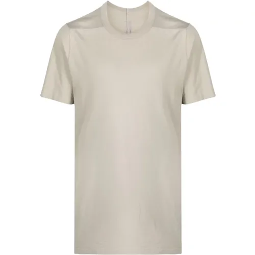 Graues Perlen Baumwoll T-Shirt Lockere Passform , Herren, Größe: M - Rick Owens - Modalova