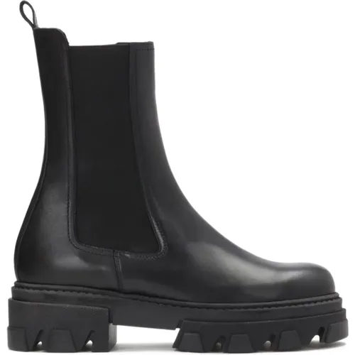 Damen schwarze Stiefeletten , Damen, Größe: 41 EU - Kazar - Modalova