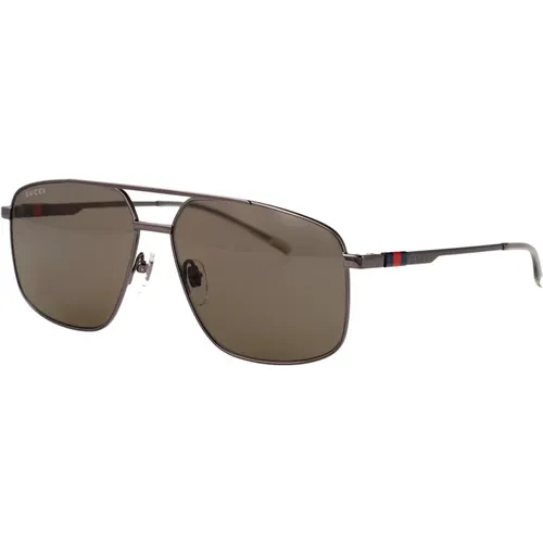 Sunglasses, male, , Size: 60 MM Stylish Sunglasses Gg1676S - Gucci - Modalova