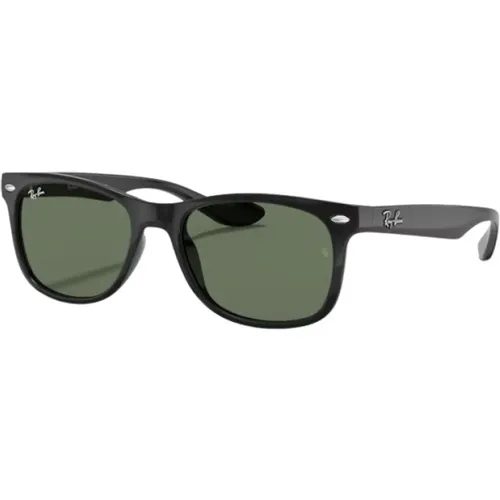 Sunglasses,Junior Verspiegelte Sonnenbrille -EW Wayfarer RJ 9052S,Trendige Junior Sonnenbrille,Junior Wayfarer Sonnenbrille - Schwarz/Grauer Farbton - Ray-Ban - Modalova
