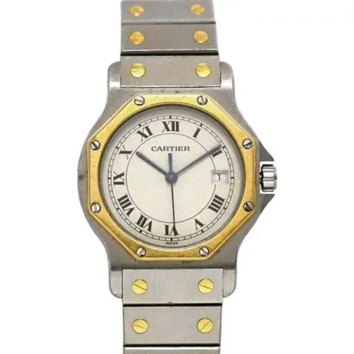 Pre-owned Stainless Steel watches , female, Sizes: ONE SIZE - Cartier Vintage - Modalova