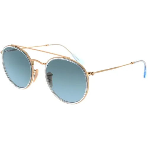 Sunglasses, unisex, , Size: 51 MM Round Double Bridge Sunglasses - Ray-Ban - Modalova