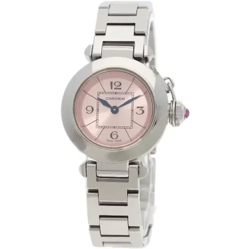 Pre-owned Watches, female, , Size: ONE SIZE Pre-owned Stainless Steel watches - Cartier Vintage - Modalova