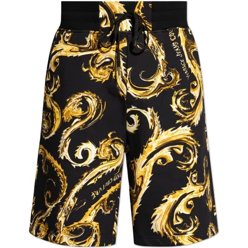 Casual Shorts, male, , Size: L Shorts with a Pattern - Versace Jeans Couture - Modalova