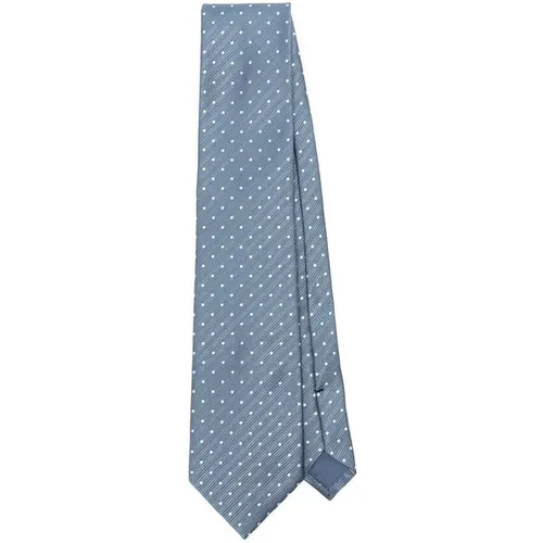 Ties, male, , Size: ONE SIZE Polka Dot Self-Tie Bow Tie - Tom Ford - Modalova