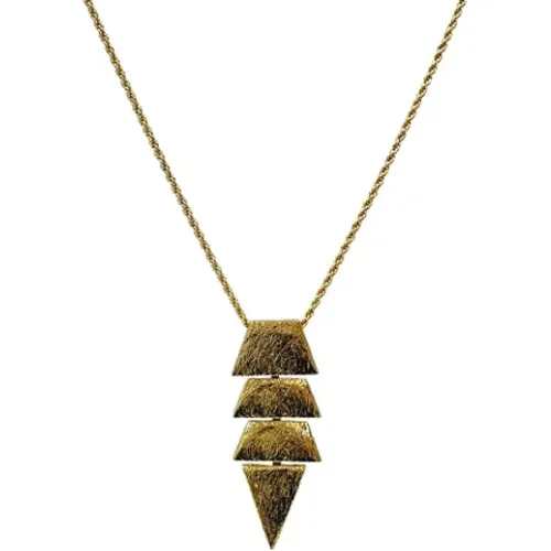 Pre-owned Jewellery, female, , Size: ONE SIZE Pre-owned Metal necklaces - Yves Saint Laurent Vintage - Modalova