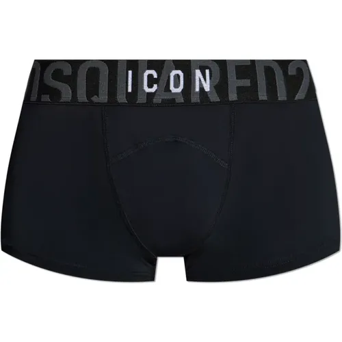 Boxershorts mit Logo , Herren, Größe: S - Dsquared2 - Modalova