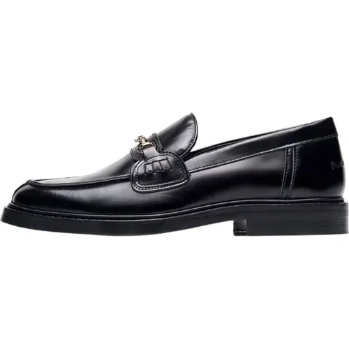 Polido Loafer with Gold Bridge , unisex, Sizes: 4 UK, 5 UK, 9 UK, 3 UK, 12 UK, 2 UK, 7 UK, 11 UK, 8 UK - Filling Pieces - Modalova