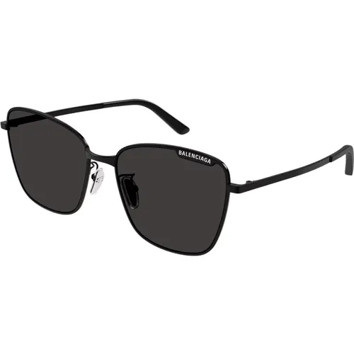 Schwarz/Graue Sonnenbrille - Balenciaga - Modalova