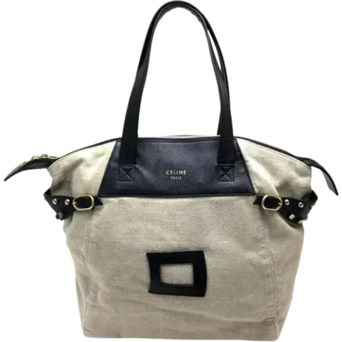 Pre-owned Canvas celine-bags , female, Sizes: ONE SIZE - Celine Vintage - Modalova