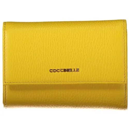 Wallets & Cardholders, female, , Size: ONE SIZE Luxurious Leather Wallet - Coccinelle - Modalova
