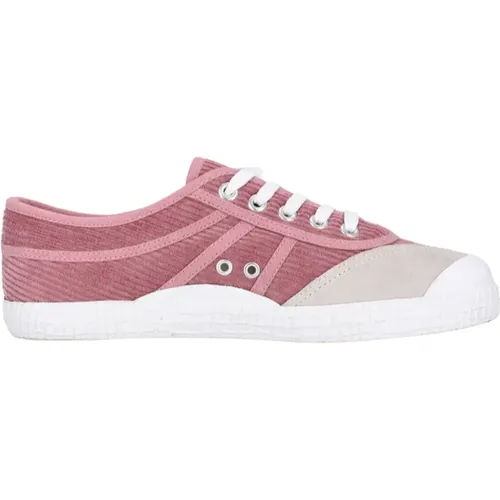 Corduroy Schuh Old Rose Stilvoll Minimalistisch , Damen, Größe: 41 EU - Kawasaki - Modalova