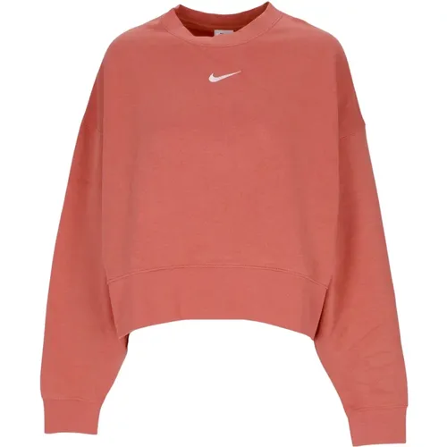 Essentials Collection Crew Sweatshirt , Damen, Größe: M - Nike - Modalova