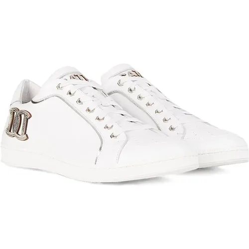 Metallic Logo Sneakers , male, Sizes: 6 UK - Dsquared2 - Modalova