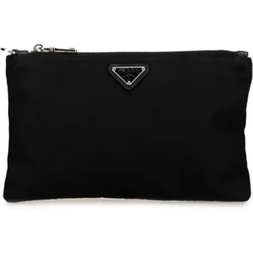 Pre-owned Clutches, female, , Size: ONE SIZE Pre-owned Nylon prada-bags - Prada Vintage - Modalova