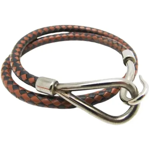 Pre-owned Jewellery, unisex, , Size: ONE SIZE Pre-owned Leather bracelets - Hermès Vintage - Modalova