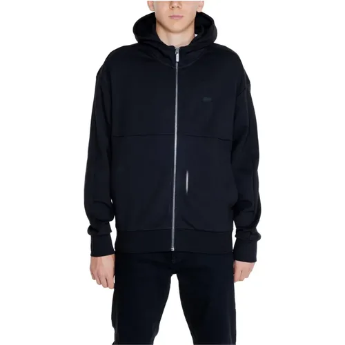 Zip-throughs, male, , Size: XL Zip-Up Hooded Sweatshirt - Calvin Klein - Modalova