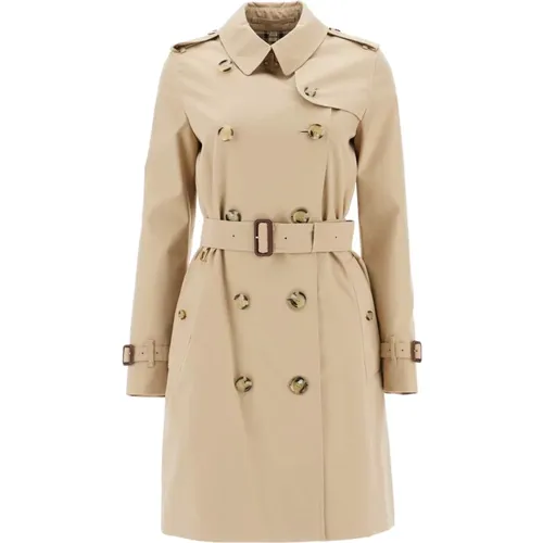 Trench Coats, female, , Size: 2XS Rainproof Cotton Trench Coat - Burberry - Modalova