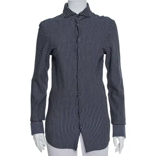 Pre-owned Shirts & Blouses, female, , Size: S Pre-owned Cotton tops - Armani Pre-owned - Modalova