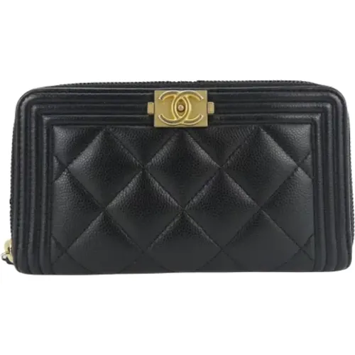 Pre-owned Wallets, female, , Size: ONE SIZE Pre-owned Leather wallets - Chanel Vintage - Modalova