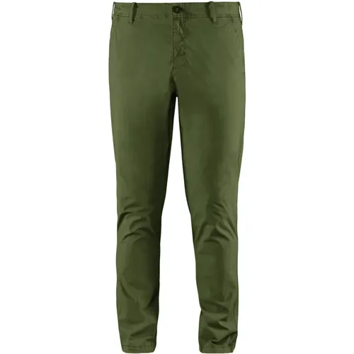 Stretch Cotton Poplin Chino Pants , male, Sizes: W29, W32, W34, W33, W38 - BomBoogie - Modalova