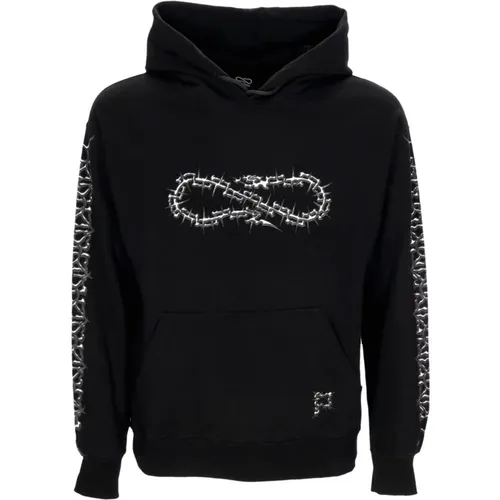 Hoodies, male, , Size: S Lightweight Hoodie with Snake Logo - Propaganda - Modalova