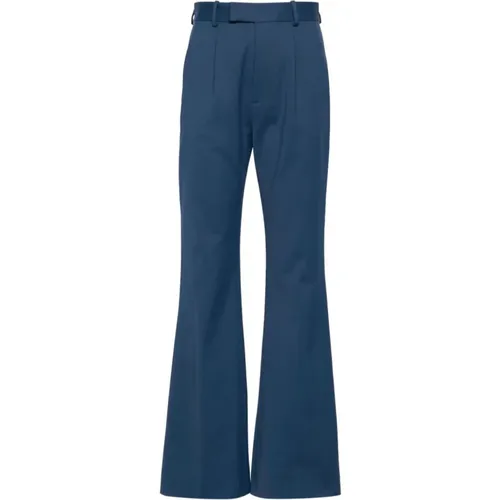 Blaue Maßgeschneiderte Hose mit Falten , Damen, Größe: XS - Vivienne Westwood - Modalova