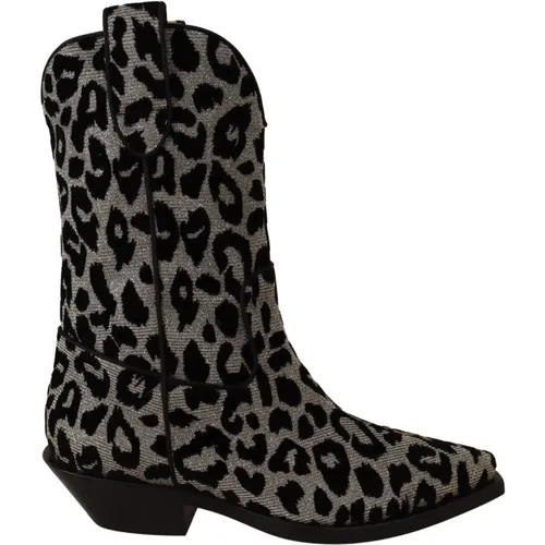 Cowboy Boots , Damen, Größe: 38 EU - Dolce & Gabbana - Modalova